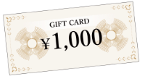 GIFT CARD ¥1,000